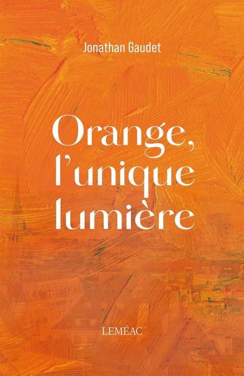 ebook cover of Orange, l'unique lumière, by Jonathan Gaudet