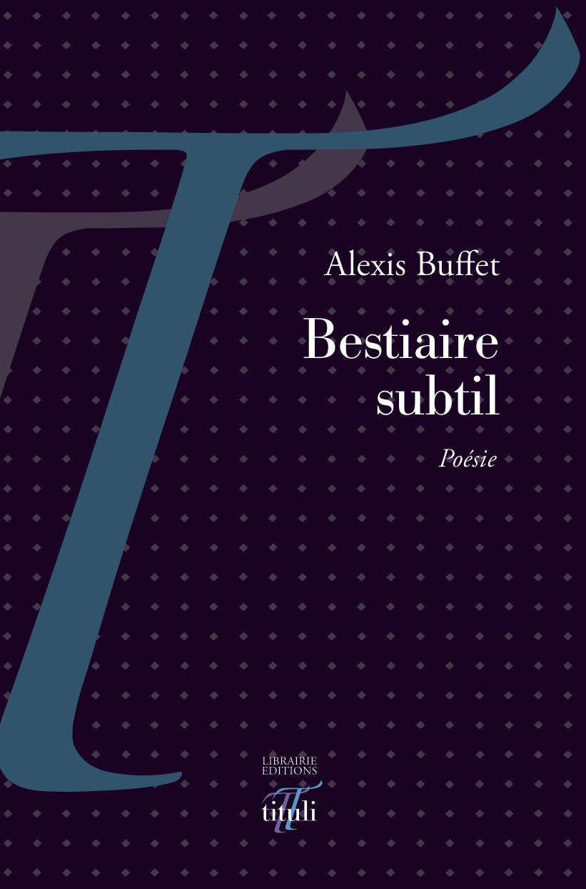 Couverture ebook de Bestiaire subtil, de Alexis Buffet