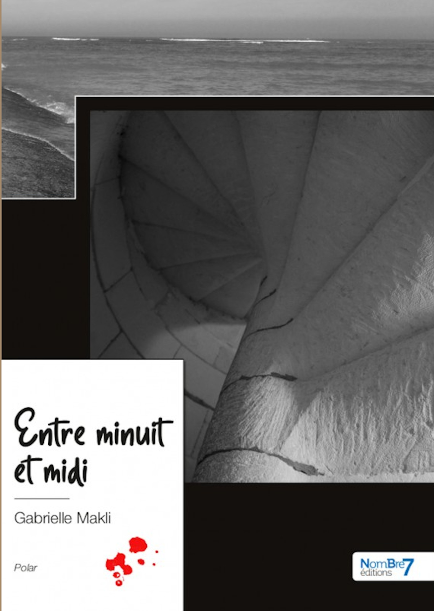 ebook cover of Entre minuit et midi, by Geneviève Makli