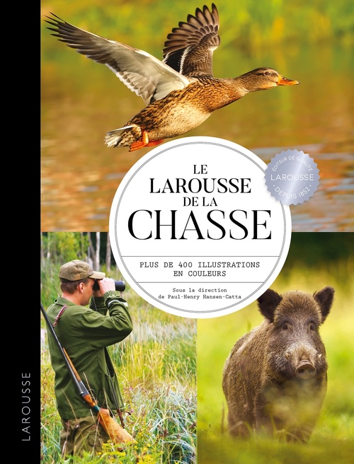 Couverture ebook de Larousse de la chasse, de Paul-Henry Hansen-Catta