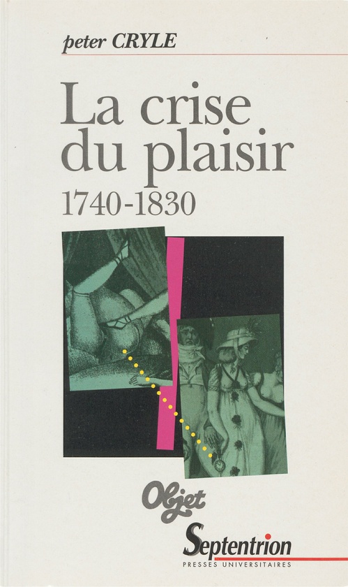 ebook cover of La crise du plaisir, by Peter Cryle