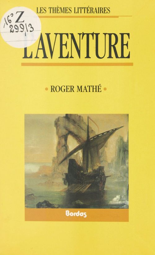 ebook cover of L'aventure, by Roger Mathé