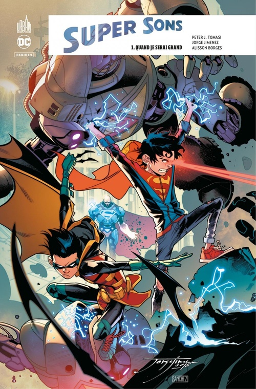 ebook cover of Super Sons - Tome 1 - Quand je serai grand, by Collectif, Peter J. Tomasi, Jorge Jiménez