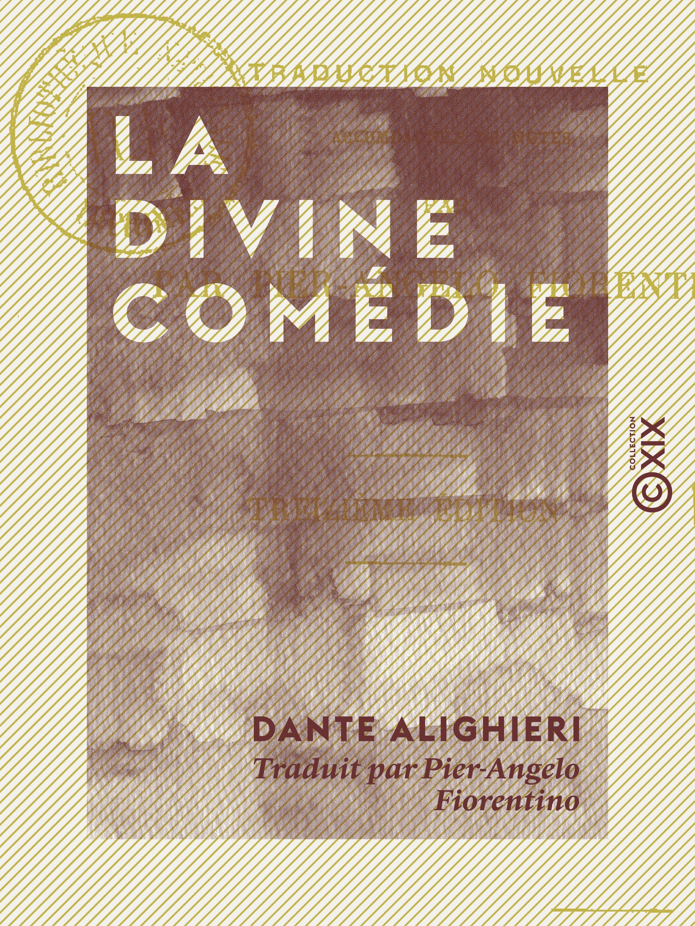 ebook cover of La Divine Comédie, by Dante Alighieri