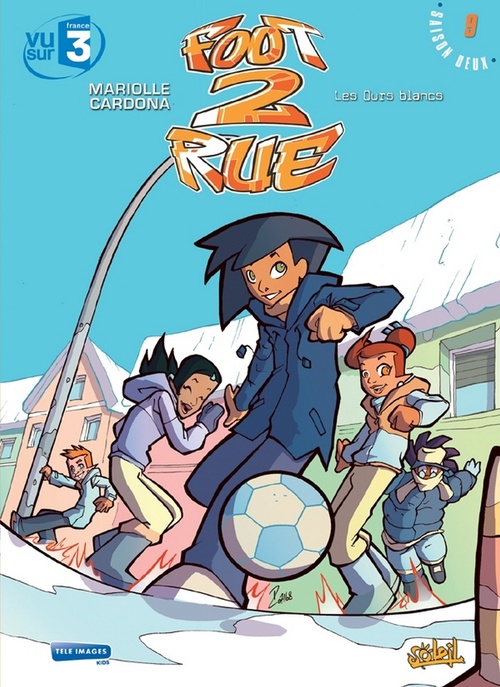 Couverture ebook de Foot 2 Rue T09 - Les Ours blancs, de Mathieu Mariolle