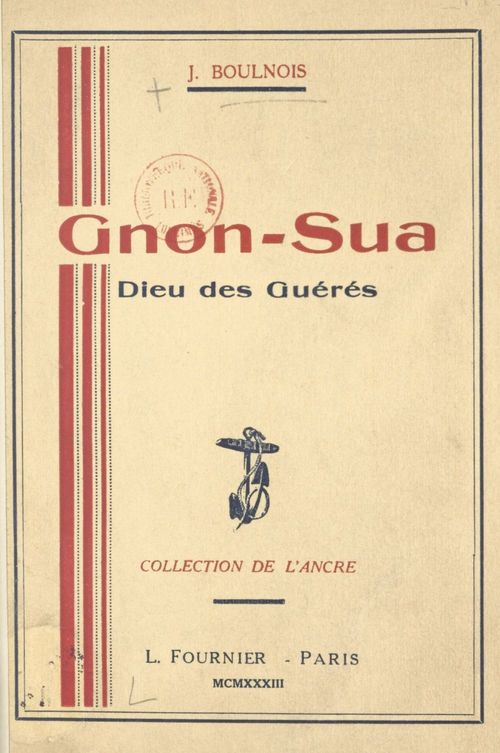 Couverture ebook de Gnon-Sua, dieu des Guérés, de J. Boulnois