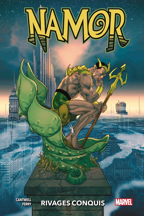 ebook cover of Namor : Rivages conquis, by Christopher Cantwell