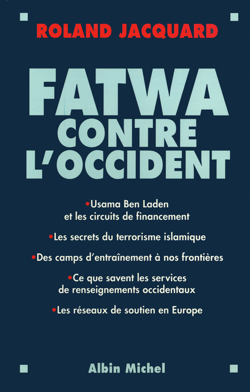 Couverture ebook de Fatwa contre l'Occident, de Roland Jacquard
