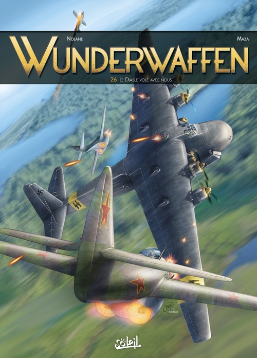 Couverture ebook de Wunderwaffen T26 - Le Diable vole avec nous, de Richard D. Nolane