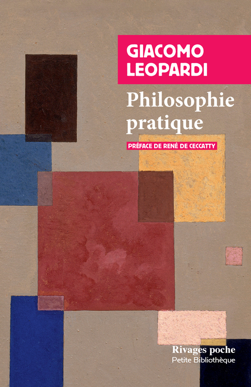 ebook cover of Philosophie pratique, by Giacomo Leopardi