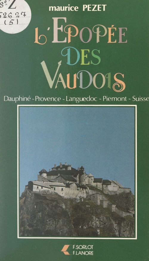 Couverture ebook de L'épopée des Vaudois, de Maurice Pezet