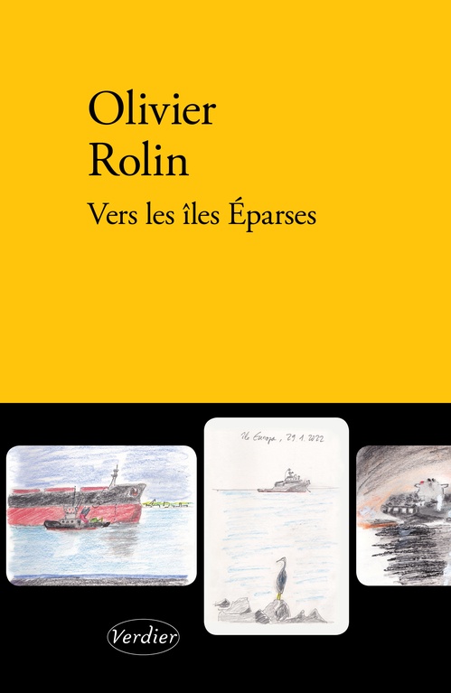 Couverture ebook de Vers les îles éparses, de Olivier Rolin