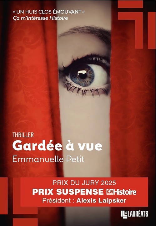 Couverture ebook de Gardée à vue - Prix spécial Prix Suspense 2025, de Emmanuelle Petit