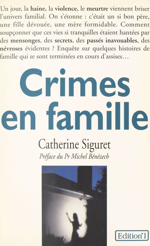 ebook cover of Crimes en famille, by Catherine Siguret