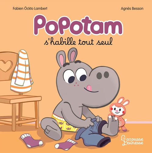 ebook cover of Popotam s'habille tout seul, by Agnès Besson