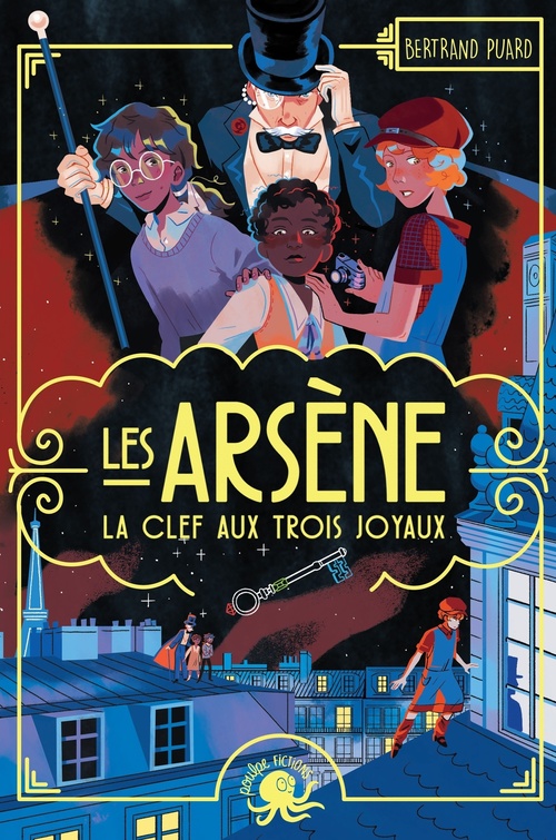 Couverture ebook de Les Arsène - La Clef aux trois joyaux, de Bertrand Puard, Jeanne Hammel