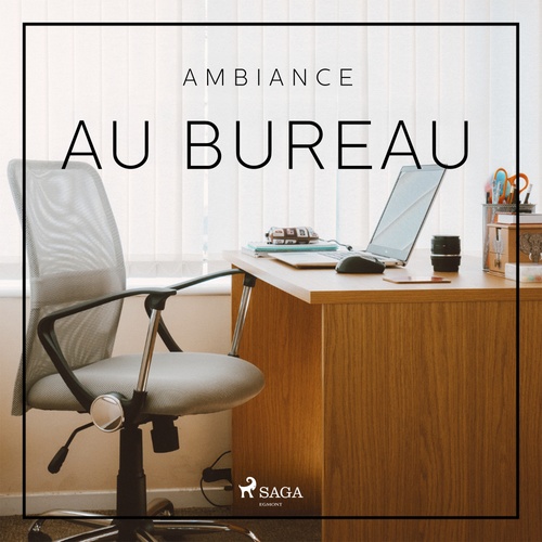 Couverture audiobook de Au bureau - clavier, papiers et tasses à café, de Rasmus Broe