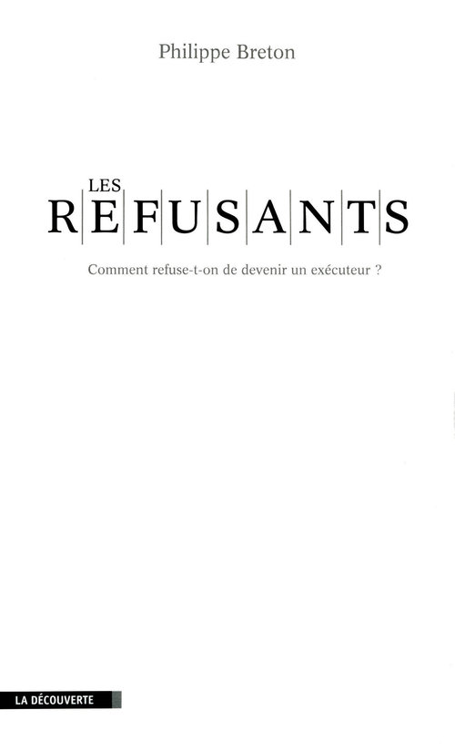 Couverture ebook de Les refusants, de Philippe Breton
