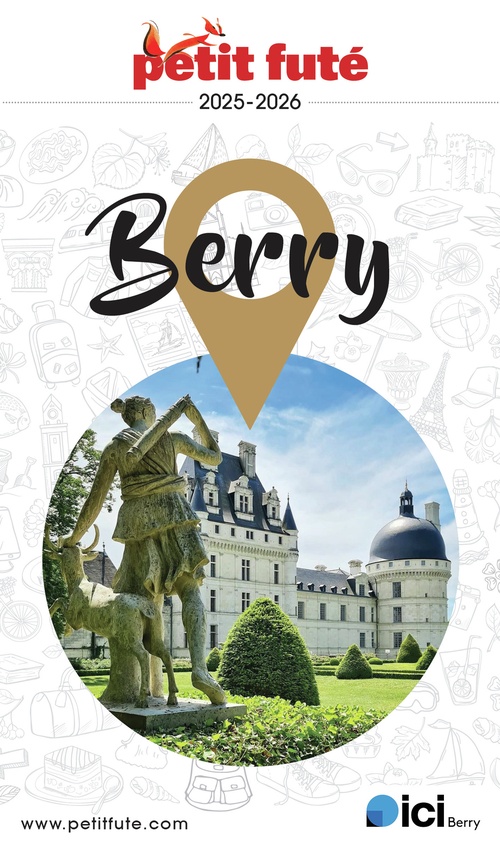 Couverture ebook de Guide Berry 2025/2026 Petit Futé, de Collectif petit futé