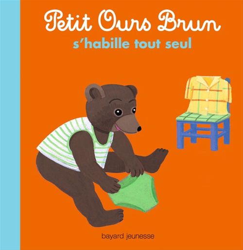 Couverture ebook de Petit Ours Brun s'habille tout seul, de Marie Aubinais