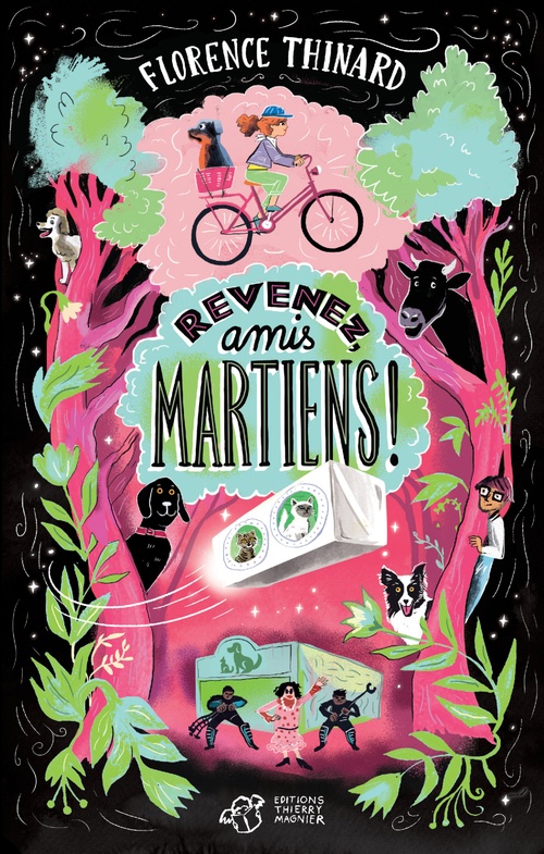 Couverture ebook de Revenez, amis martiens !, de Florence Thinard