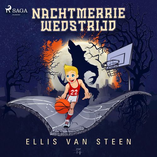 audiobook cover of Nachtmerriewedstrijd, by Ellis Van Steen