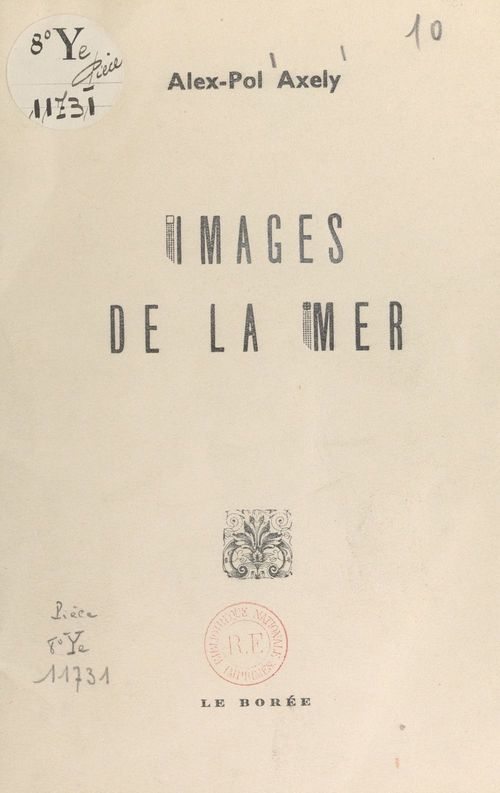 Couverture ebook de Images de la mer, de Alex-Pol Axely