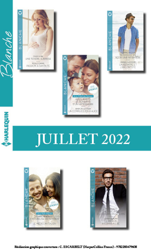 Couverture ebook de Pack mensuel Blanche: 10 romans (Juillet 2022), de Collectif