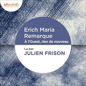 audiobook cover of À l'Ouest, rien de nouveau, by Erich maria Remarque