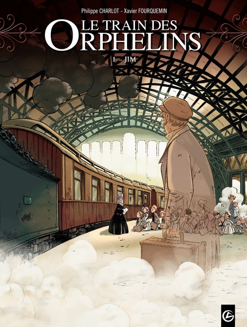Couverture ebook de Le Train des orphelins - Tome 1, de Philippe Charlot, Xavier Fourquemin