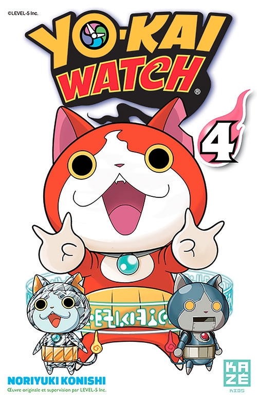 Couverture ebook de Yo-Kai Watch T04, de Noriyuki Konishi