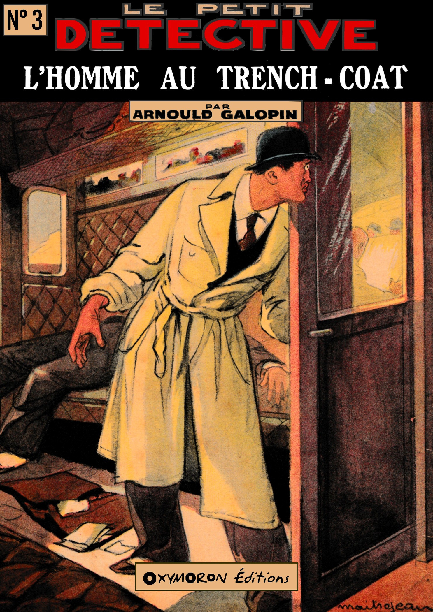 Couverture ebook de L'homme au trench-coat, de Arnould Galopin