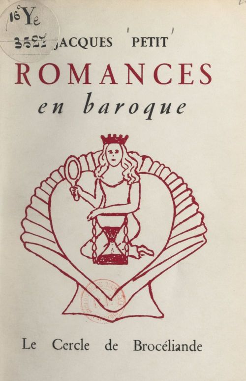 ebook cover of Romances en baroque, by Jacques Petit