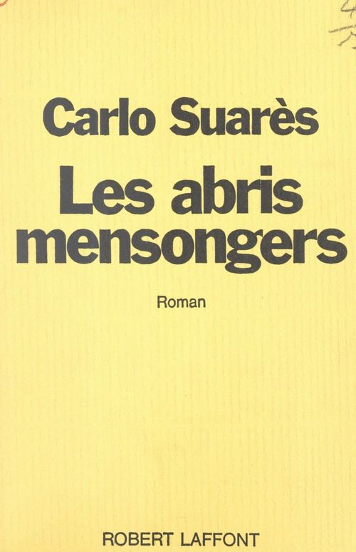 ebook cover of Les abris mensongers, by Carlo Suares