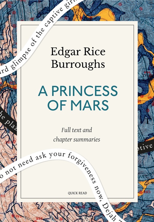 ebook cover of A Princess of Mars: A Quick Read edition, by Edgar Rice Burroughs, Quick Read