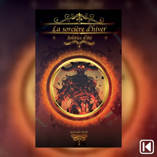 Couverture audiobook de La sorcière d'hiver Tome 4, de Gabrielle Dube