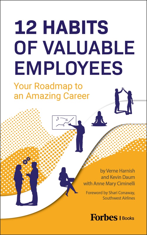 ebook cover of 12 Habits Of Valuable Employees, by Kevin Daum, Verne Harnish
