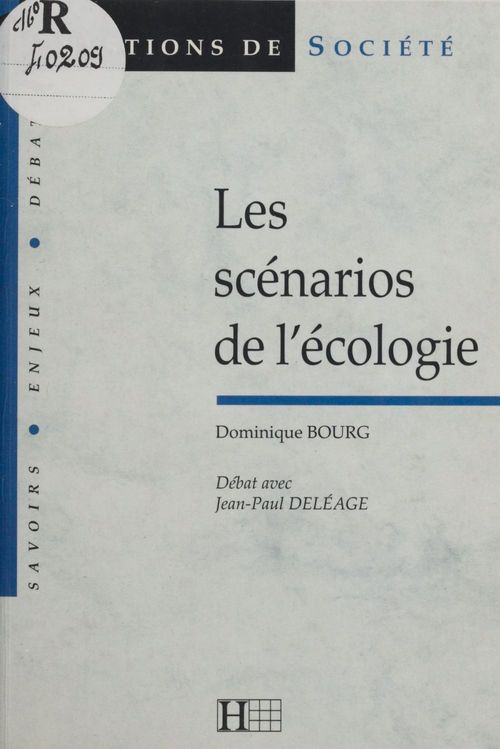 ebook cover of Les scénarios de l'écologie, by Dominique Bourg, Jean-paul Deléage