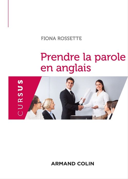 ebook cover of Prendre la parole en anglais, by Fiona Crake rossette