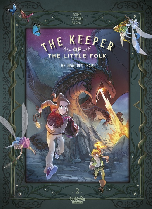 Couverture ebook de The Keeper of the Little Folk - Volume 2 - The Dragon's Tears, de Barrau Veronique, Carbone