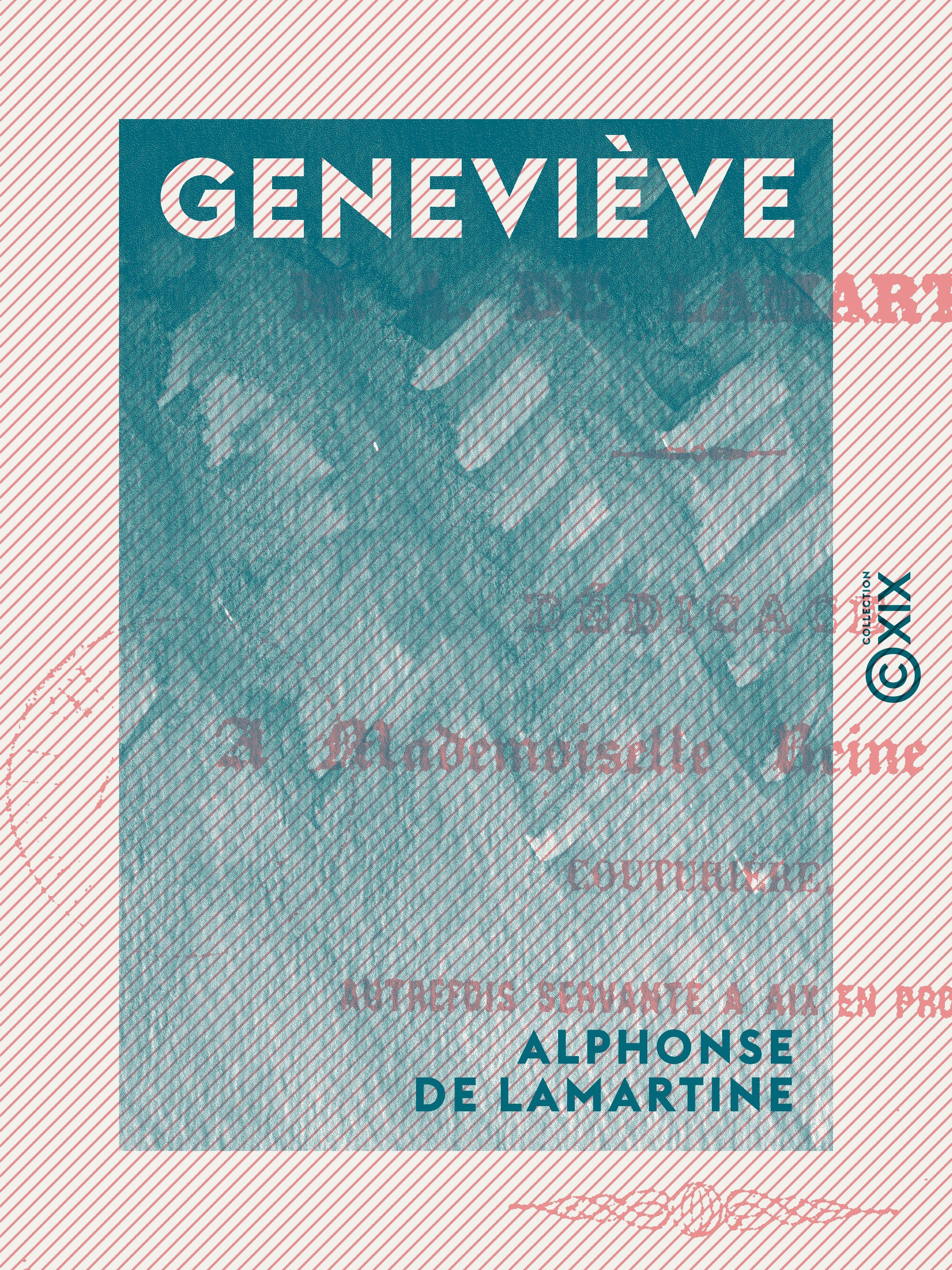 ebook cover of Geneviève, by Alphonse De Lamartine