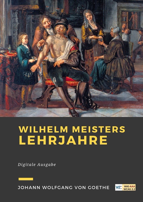 ebook cover of Wilhelm meisters lehrjahre, by Johann Wolfgang von Goethe