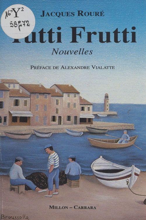 Couverture ebook de Tutti frutti, de Jacques Roure