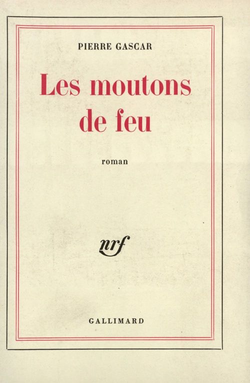 Couverture ebook de Les moutons de feu, de Pierre Gascar
