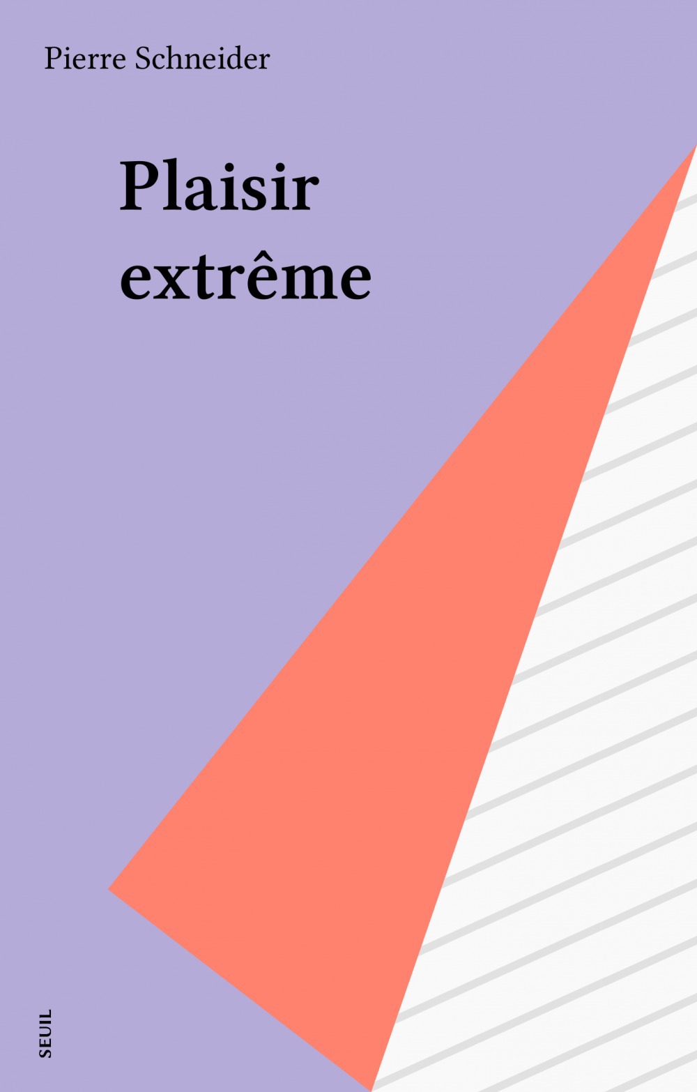 ebook cover of Plaisir extrême, by Schneider Pierre