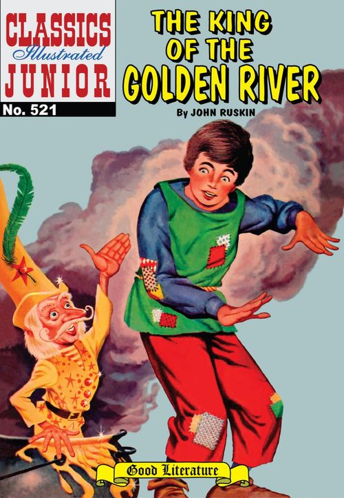 ebook cover of King of the Golden River, by John Ruskin
