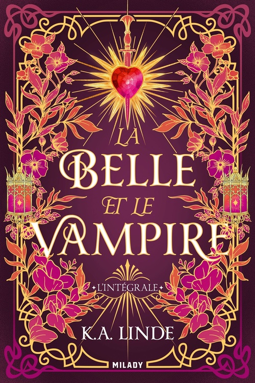 Couverture ebook de La Belle et le Vampire - L'Intégrale, de K.A. Linde