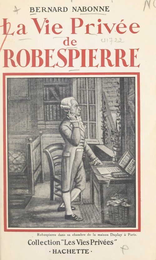 Couverture ebook de La vie privée de Robespierre, de Bernard Nabonne