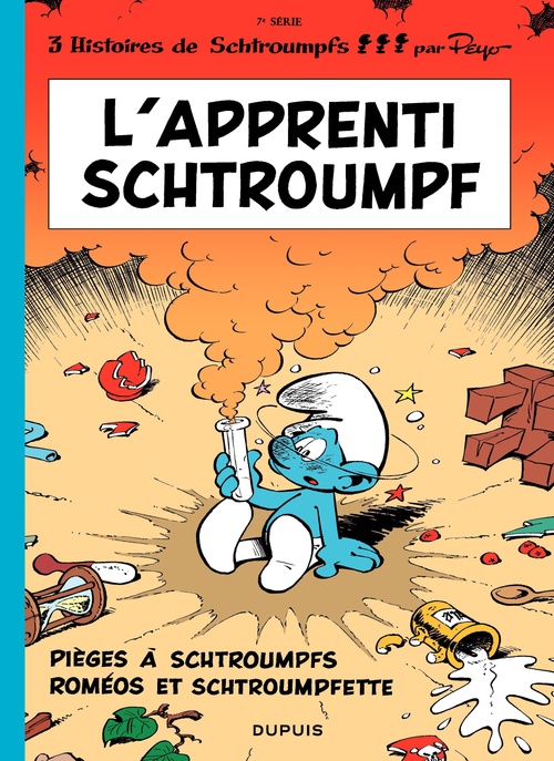 Couverture ebook de Les Schtroumpfs - Tome 7 - L'Apprenti Schtroumpf, de Peyo