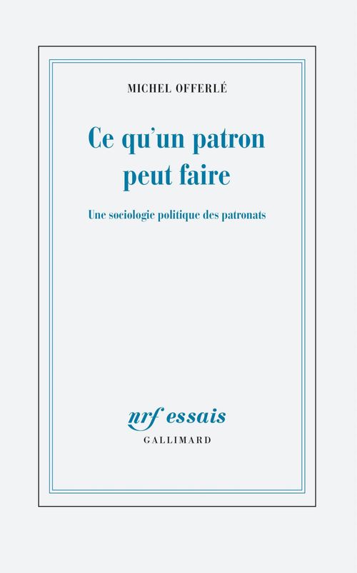 ebook cover of Ce qu'un patron peut faire. Une sociologie politique des patronats, by Michel Offerlé